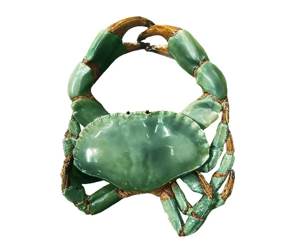 crab - large - green - ceramic - indoor
