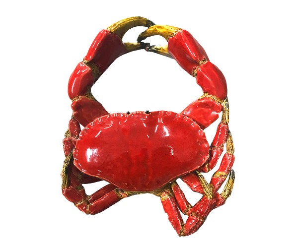 crab - large - red - ceramic - indoor